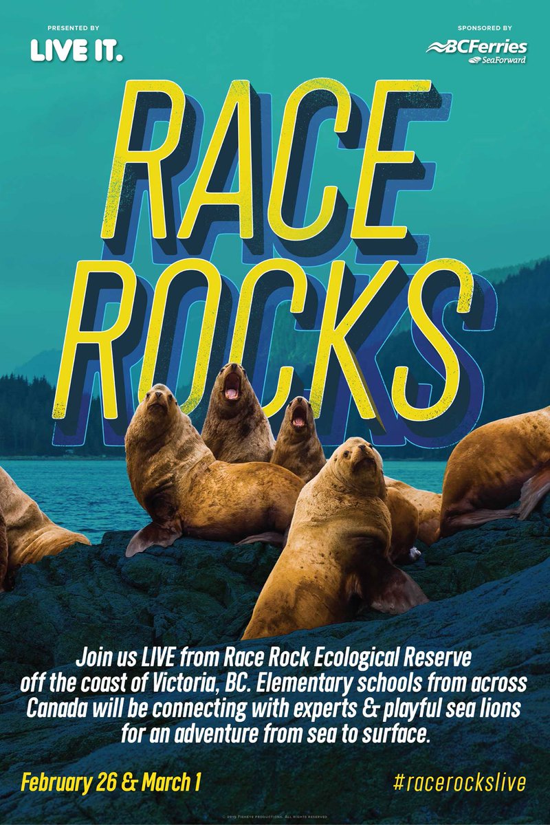 LiveItearth's tweet image. Join us on Feb 26 and Mar 1 for a virtual field trip! Live from Race Rocks and the Vancouver Aquarium. @BCFerries @BCparks @OceanWise @vanaqua @PCUWC liveit.earth/race-rocks-liv…
