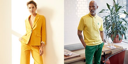 Yellow is taking over this season.  For her: bit.ly/2HTtYoz For him: bit.ly/2SpNays