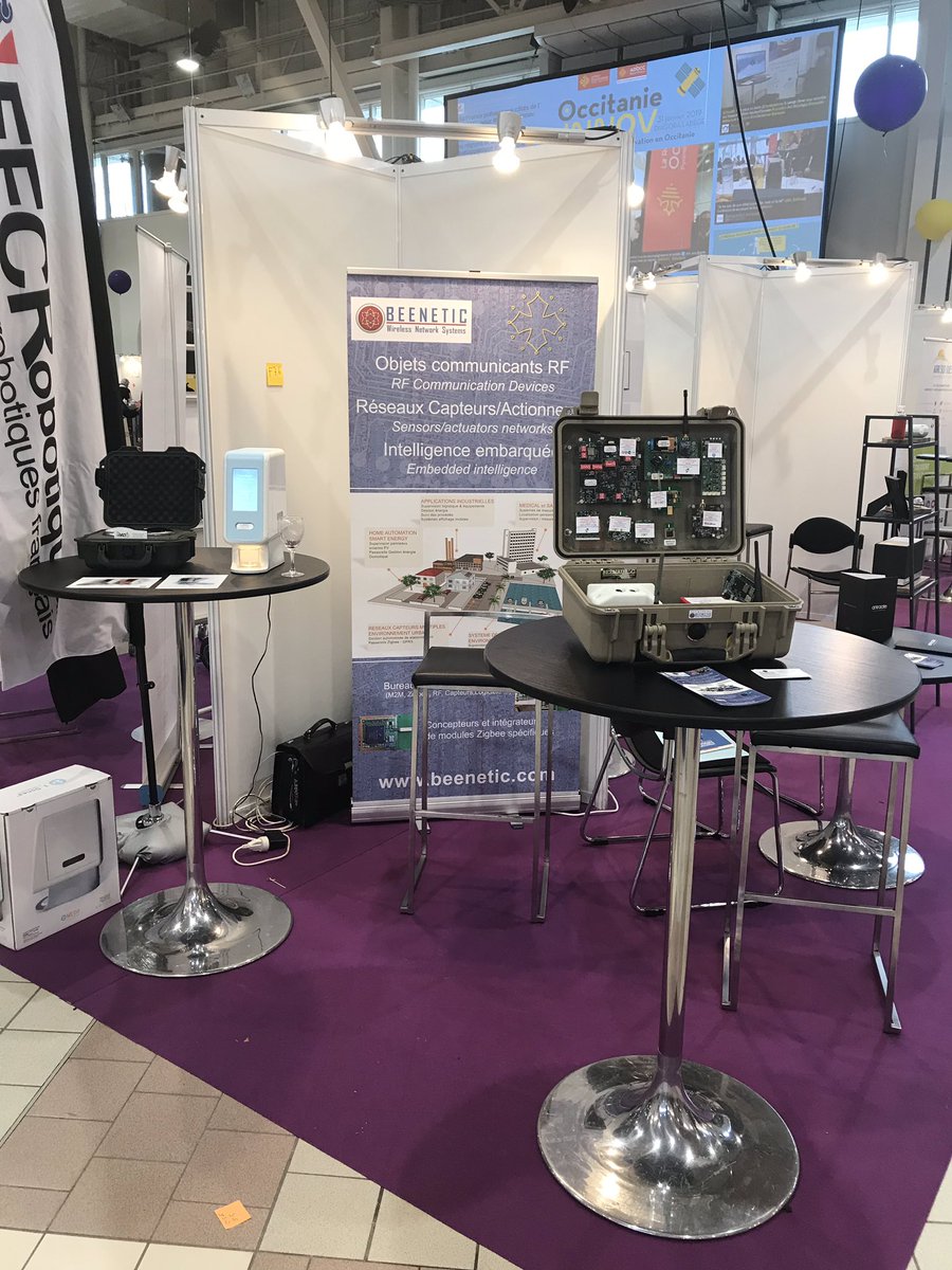#beenetic au salon #OccitanieInnov. Rencontres et discussions passionnantes autour de nouveau projets #IoT. Des démonstrations des produits #iDonea et #iBO. L’année 2019 démarre fort!