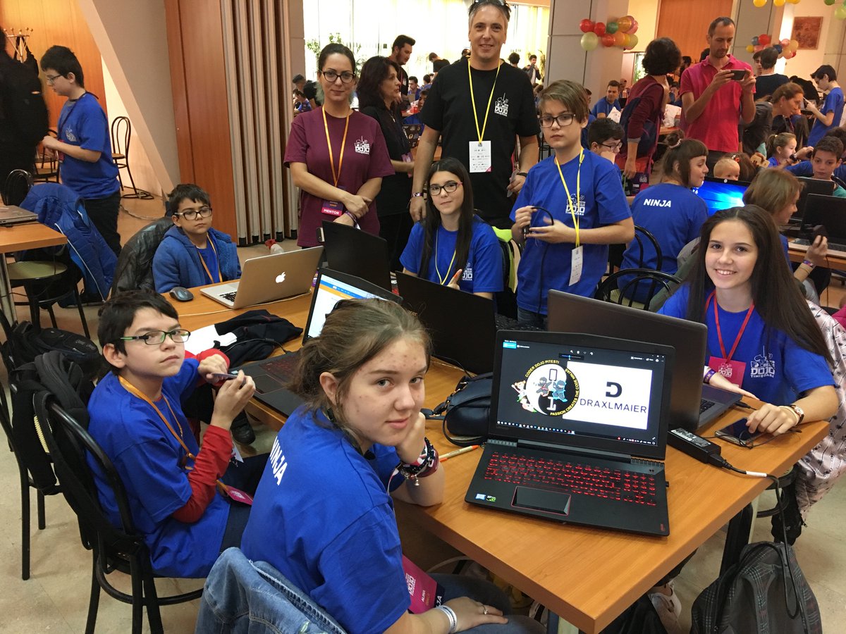 CoderdojoP's tweet image. I would like to nominate Mihai, mentor from @CoderdojoP, which despite the fact that is not a teacher and is not a programmer, he started learn each week how to program in order to be able to learn our Ninja's. This is what we call a real volunteer. @CoderDojo #CoderDojoVolApp