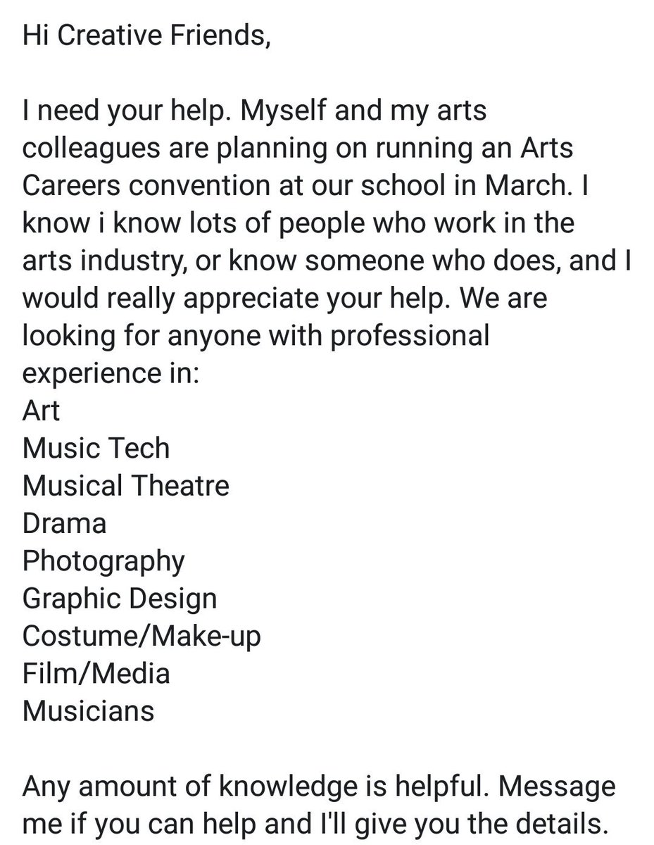 EngRWI's tweet photo. Is anyone able to help me organise my careers event? https://t.co/xC1c1Elt3J