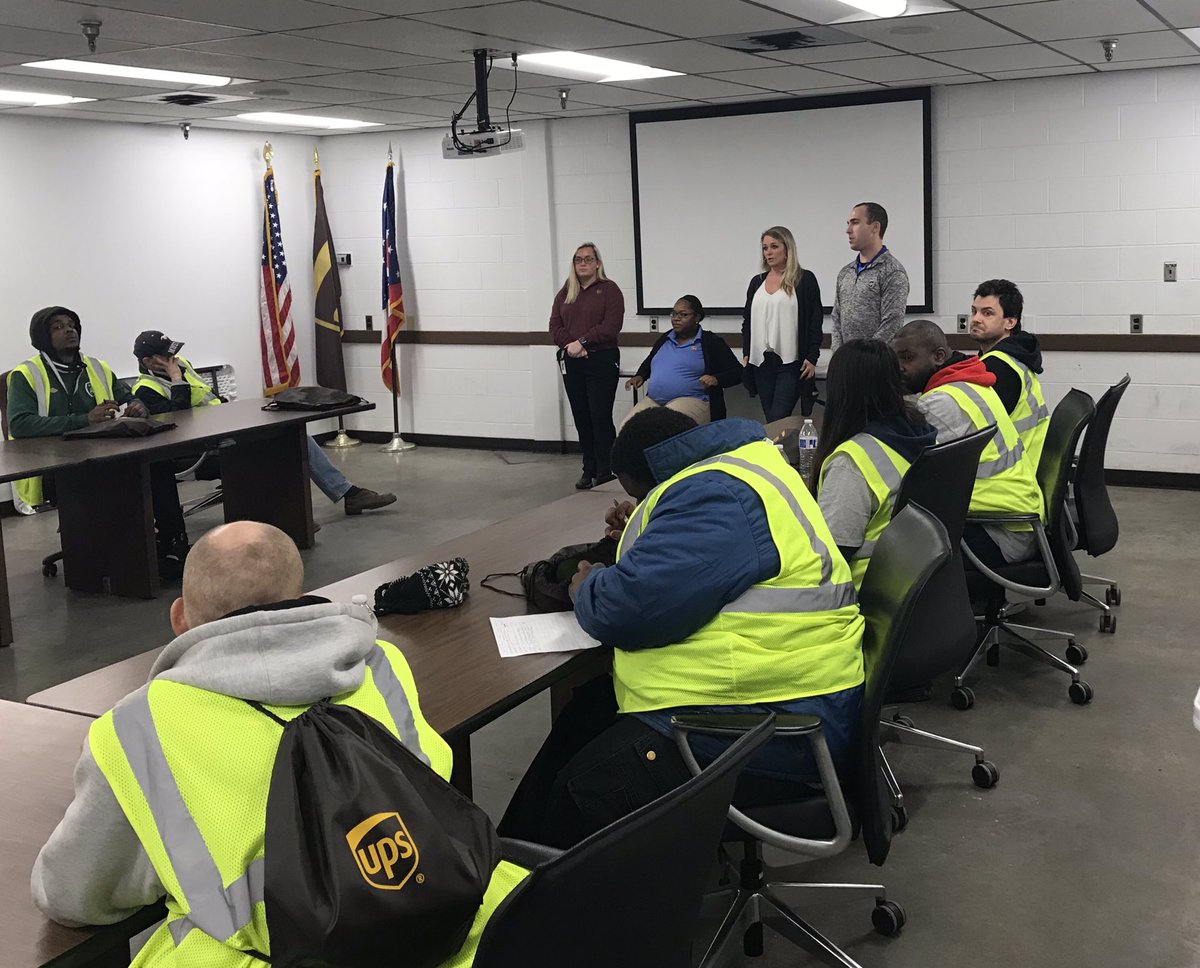 Sharonville HR Team sharing the UPS story to supply chain students from the LIFT Job Training Program. <a href="/OhioValUPSers/">Ohio Valley UPSers</a>