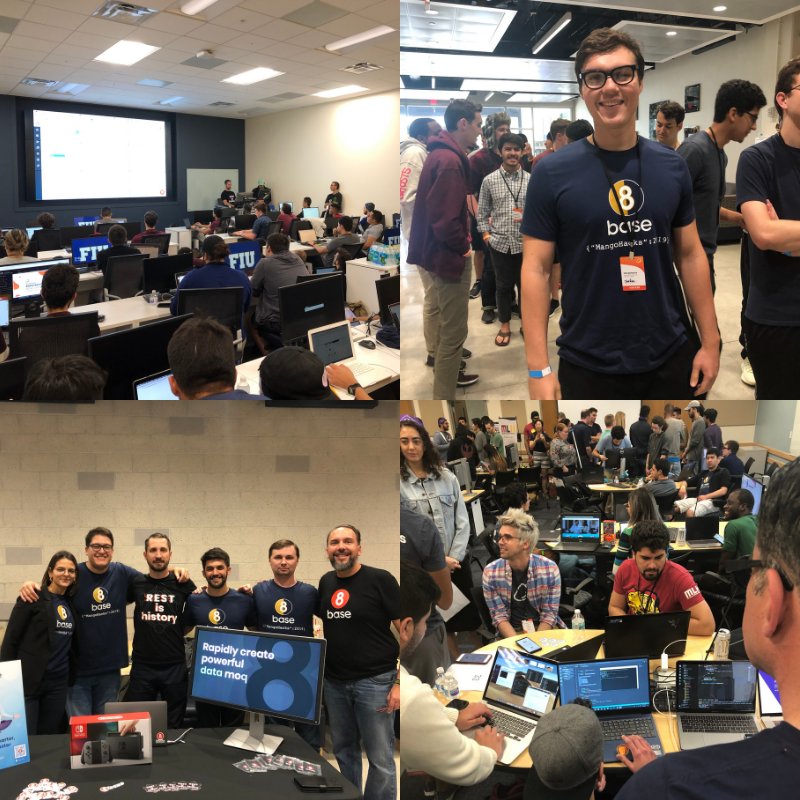 8base's tweet photo. A huge thank you to all the @fiumangohacks participants who used #8base! We're thrilled about the applications you created! #epic https://t.co/ULWXaAEr7W