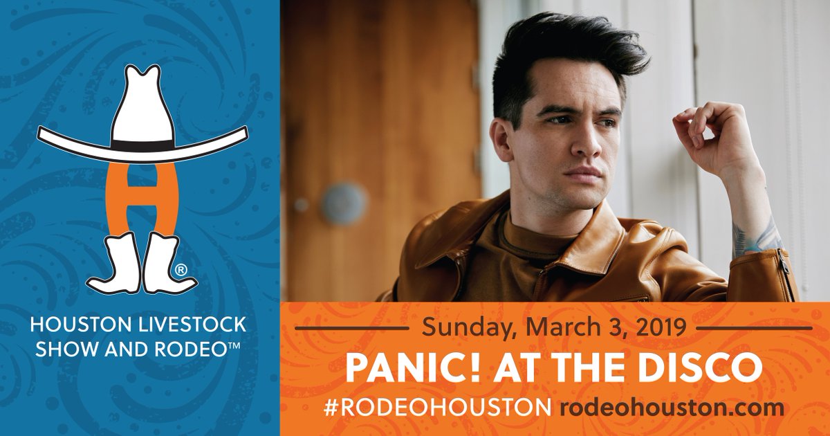 RT &amp; Follow <a href="/RODEOHOUSTON/">RODEOHOUSTON</a> for a chance to WIN 2 tickets to see <a href="/PanicAtTheDisco/">Panic! At The Disco</a> LIVE on March 3! #RODEOHOUSTON