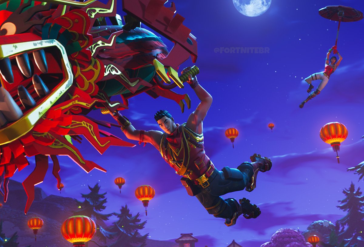 65 replies 49 retweets 519 likes - fortnite chinese umbrella
