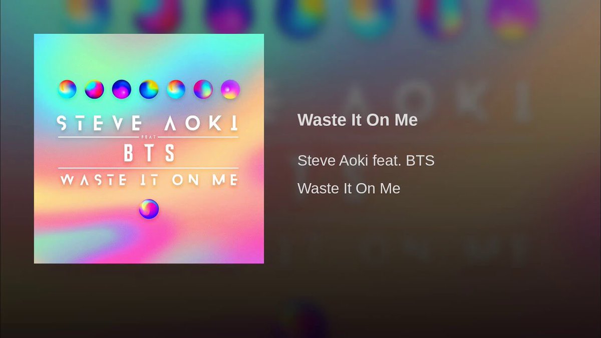 Steve aoki bts. BTS Steve Aoki. Waste it on me BTS обложка. Waste it on me. Стив Аоки и БТС.