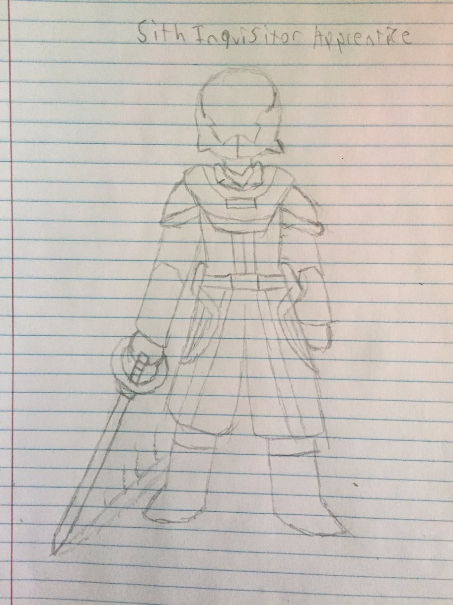 MSpecter2's tweet image. Finally caught up to @cosmovarietyhr Star Wars campaign and loved the introduction to the inquisitors. Wanted to try drawing them since I enjoyed what they did in the story. Really hoping they show up again in the future.