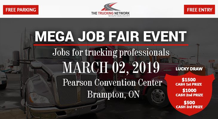 theleadpedal's tweet image. Check out the Mega Job Fair event coming up on March 2nd for The Trucking Network. Get all the details here. thetruckingnetworkevents.ca. #truckdriverjobs #trucking #transportation #theleadpedalpodcast @ThetruckingNav