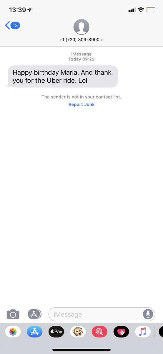 ConnorSwam's tweet photo. Hmmm do I tell them they have the wrong number or “offer” a free ride 🤔 https://t.co/wqLIhtIjZW