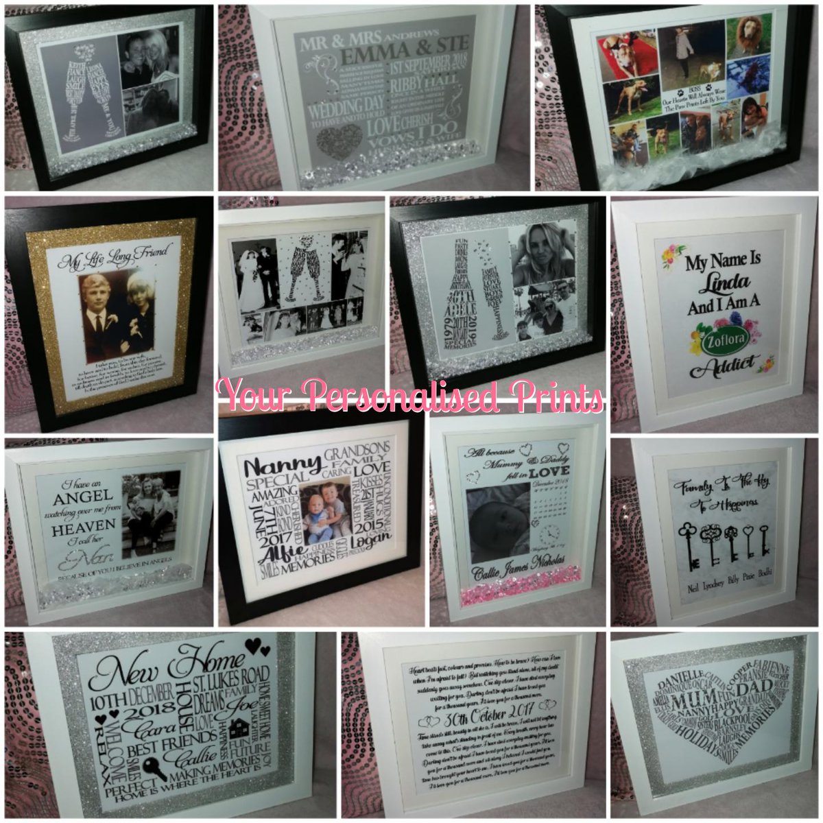 AmyYPPrints's tweet image. Your Personalised Prints can create the perfect personalised present for any occasion!
🎁👶✝️👰🤵💍🎈🎉👦👧🍾👨👩🥂👴👵

#yourpersonalisedprints  #personalisedprints #memoryframes #keepsake #presents #gifts #wordart #photos #birthdays #weddings #christenings #specialoccasions