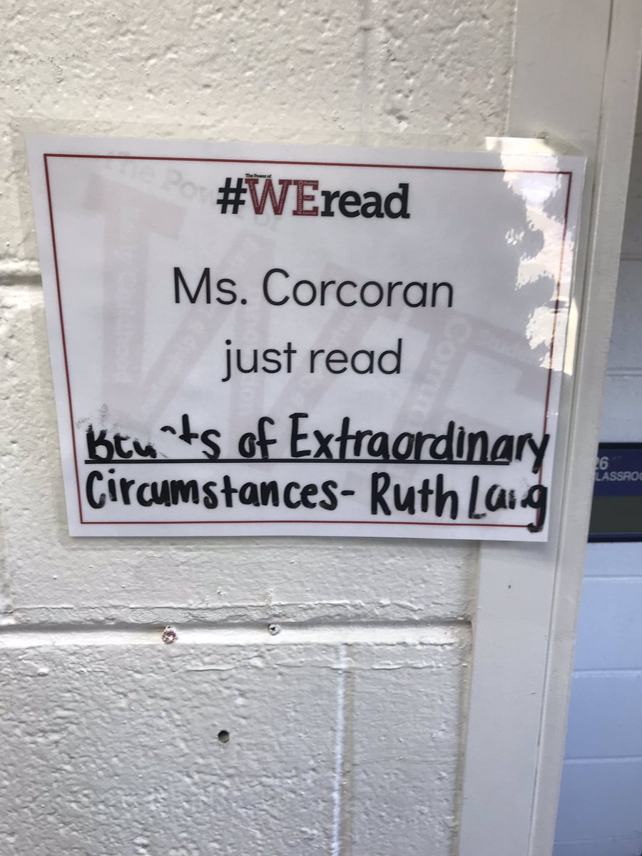 First day of our I Love to Read month challenge and so many teachers are sharing their love of reading! #wmroadrunners #weread <a href="/WManorCSD/">Wilmington Manor</a>