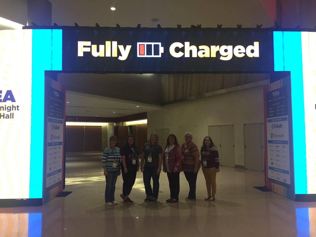 Dayton Tech Squad (-a few) is ready to get fully charged at #TCEA19! #techpower