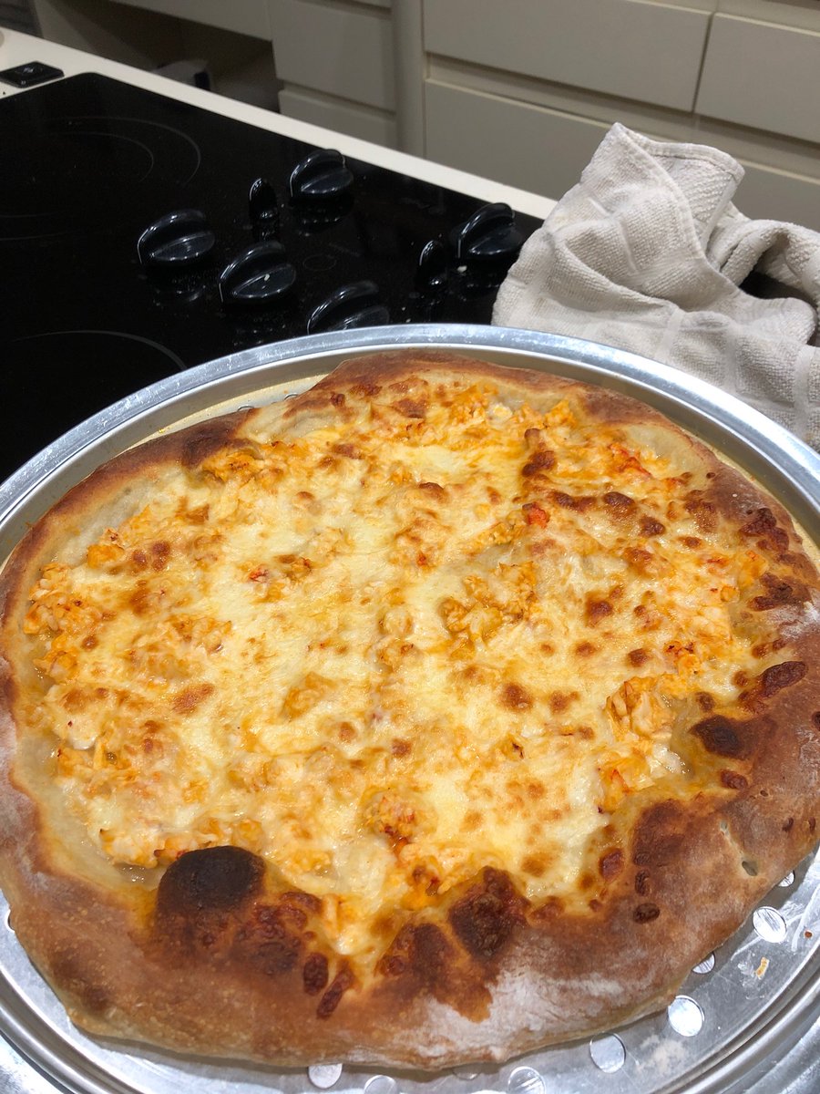 We hope everyone had a great time watching the Super Bowl! Thanks to one of our customers for sharing the most creative Pizzer Time creation to date: Buffalo Shrimp Pizza! 
#pizza #ilovepizza #Foodies #Foodiechats