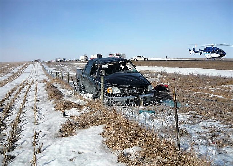 SDHighwayPatrol's tweet photo. If you responded to the calls we respond to, You'd Buckle Up.
If you saw what we see, You'd Buckle Up.

3 out of 4 occupants in this vehicle were ejected this morning on I 90 W. of Sioux Falls. None of them were wearing their seatbelts. #BuckleUp https://t.co/j1U2Ym6CCy