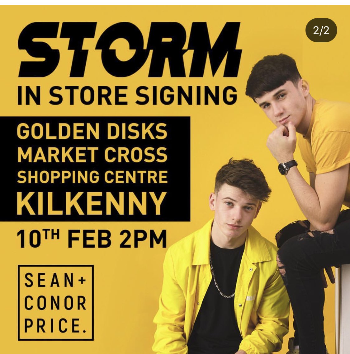 chantellequigl3's tweet photo. It has felt so strange not traveling to actually go see @sean_conorprice but I’m sooo happy they have played in my hometown and also doing a signing 
Also cannot wait to travel the country  for the next 12 tour dates 😍❤️⛈ 
#Storm8thFeb ❤️⛈@sean_conorprice https://t.co/A3rlUEbGtu