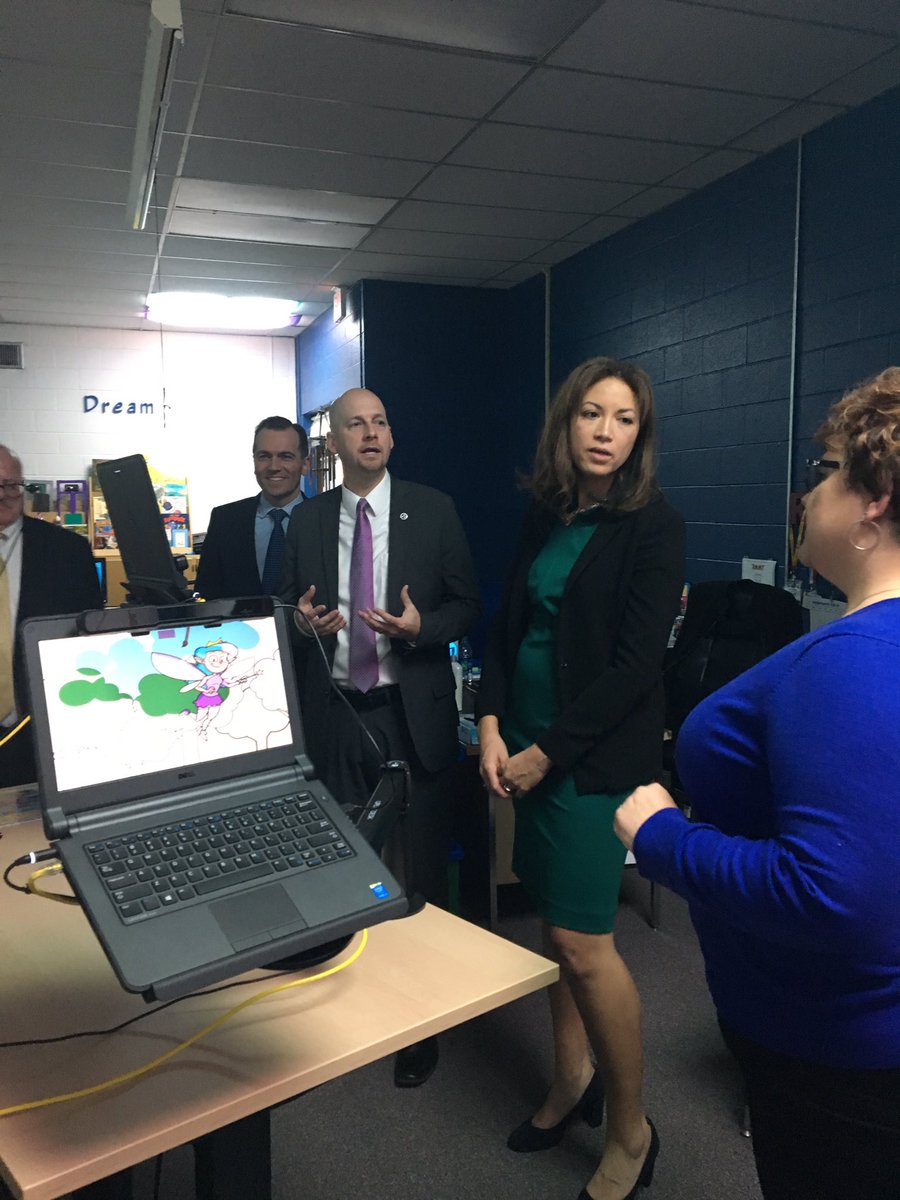 Delighted to have joined <a href="/TNedu/">TN Dept of Education</a> Commissioner Dr. Penny Schwinn on her first day for a tour at Harris-Hillman school. Ready and excited to work together to make sure all Tennesseans have access to great education and employment.