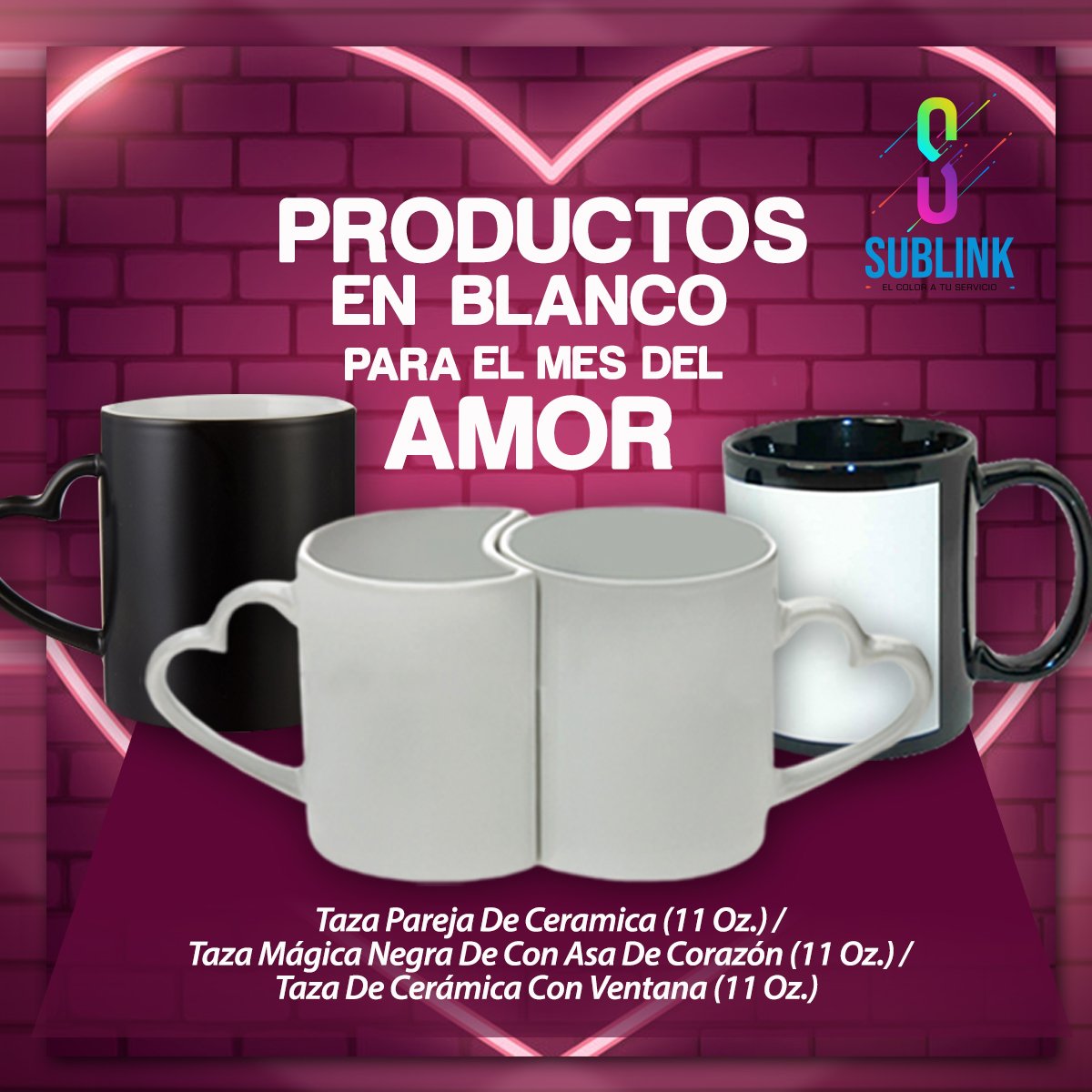 sublinkmx's tweet photo. Productos En Blanco Para Sublimar Con Motivo Del Mes Del Amor
#Sublink #Sublimación #SanValentín
>> sublinkmx@gmail.com / 55 2866 6970 https://t.co/Nwk9MQDJGa