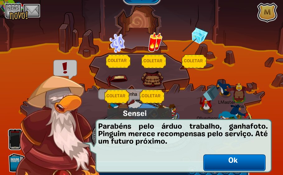 Club Penguin News: Ninja fogo e água