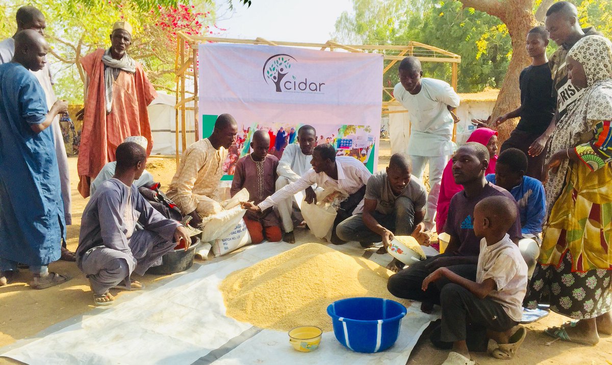 cidarnigeria's tweet photo. In sustaining humanitarian response @Cidar_Nigeria further intervened by distributing food and non-food items to 600 new arrival IDPs in #Dorocamp of #Maiduguri #NE_Nigeria with the support of philanthropist.@IOM_Nigeria @WFP_Nigeria @shelterNE @Food_Security_N @SabaRahman1010 https://t.co/USG1rvEm3C