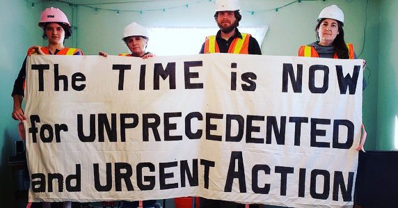 BREAKING: 4 water protectors have shut off the flow of tar sands through Line 3 and Line 4 in northern Minnesota! “I refuse to stand by as this river of death flows through the Great Lakes region.” - Daniel Yildirim #ValveTurner #StopLine3 #NoTarSands