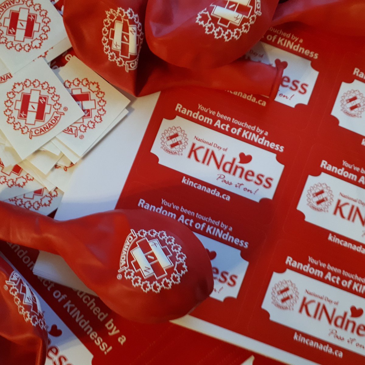 BrockvilleKin's tweet photo. They arrived in the mail today! Cards, stickers and balloons for Sat. Feb 23 - Bob Rannell #Kinsmen Day of #KINdness. #PassItOn https://t.co/TX8p0bCUT7