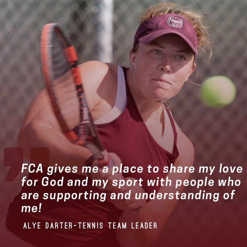 MoStateFCA's tweet photo. It’s......#MYLM check out this weeks leader Alye!! She shines her light to her team and FCA! Check out why she’s apart of FCA! 🐻⤴️ https://t.co/FPCZ5yzPra