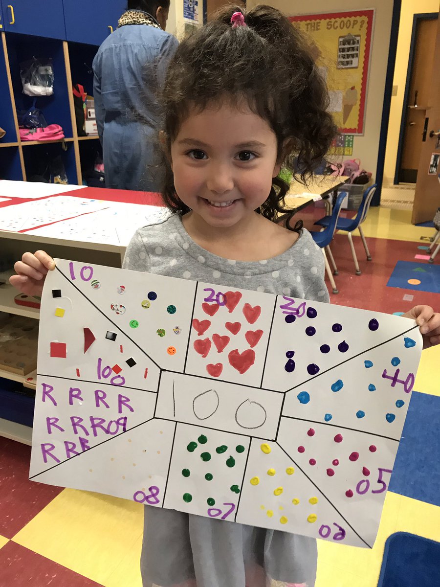 MsAprilsPreK's tweet photo. Happy 100th day of school! We can skip count by 10s!!! #TrinityLearns #MathMonday #showwhatyouknow #academicfoundation @trinityatl https://t.co/wfRRtEXRXN