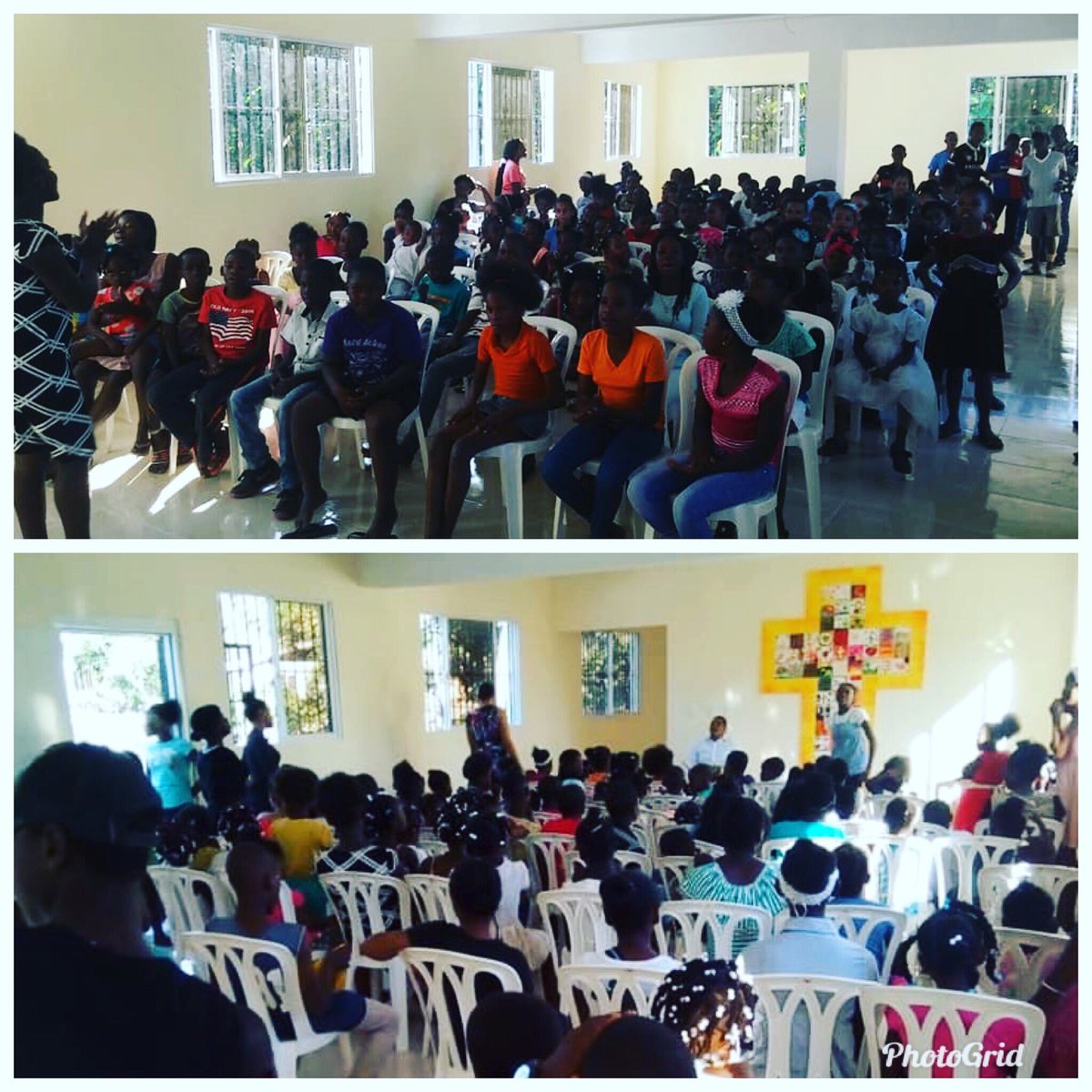 25Projectorg's tweet photo. What a Sunday!! Yesterday was the very first Sunday service in the new DR ministry center. Look at this turnout! We already have a need for more chairs!! 😃Praise God with us!❤️🙌🏽
#25projectorg #DominicanRepublic #Lovewell #Makedisciples #Makeadifference #Changetheworld https://t.co/kua5Lv0eEW