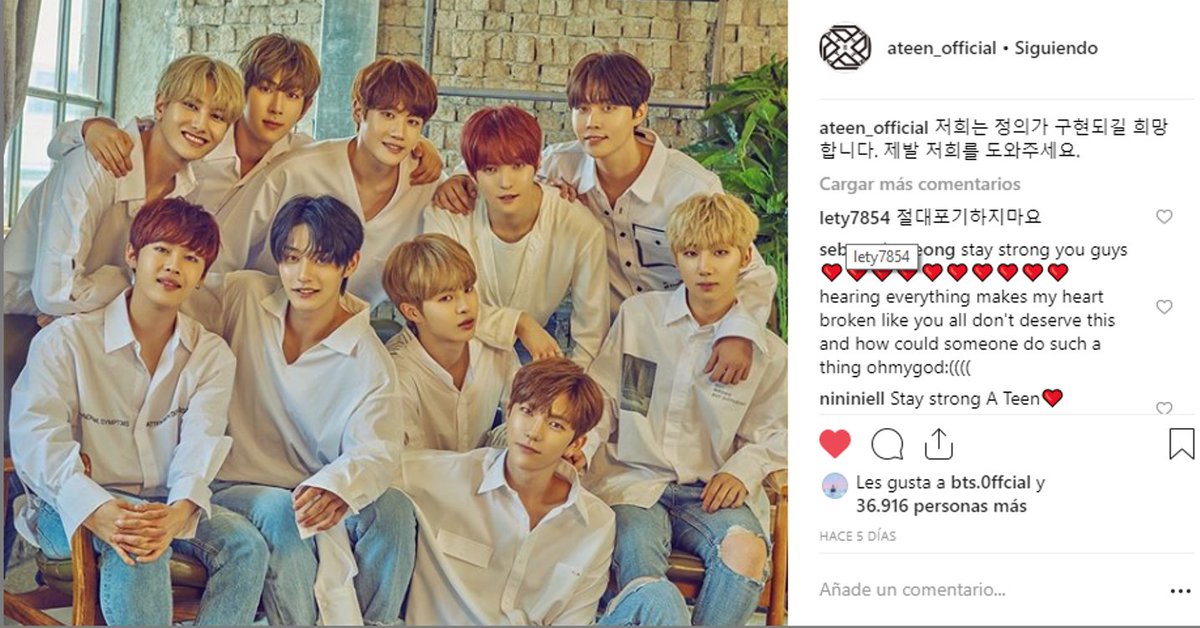 W24_Mexico's tweet photo. "Esperamos que se haga justicia. Por favor ayúdenos" Es lo que escribieron los chicos en este post que lo pueden encontrar en su instagram @ateen_official

Porfavor contamos con su apoyo!
Les amo 💜 https://t.co/jYYGSr1Xyy