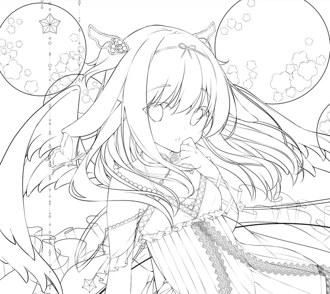 線画〜 
