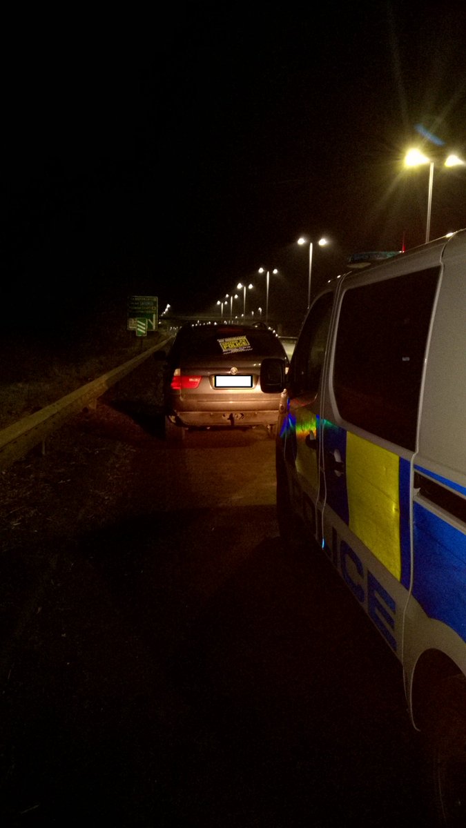 PboroCops's tweet photo. Vehicle stopped for driving slowly on Parkway; Occupants claim to be "Out for a drive in the Bosses car" No Insurance though! Another uninsured vehicle off the road and driver reported. #240 #947 #AngryBoss #A-Relief https://t.co/Dwe7v1cOZE