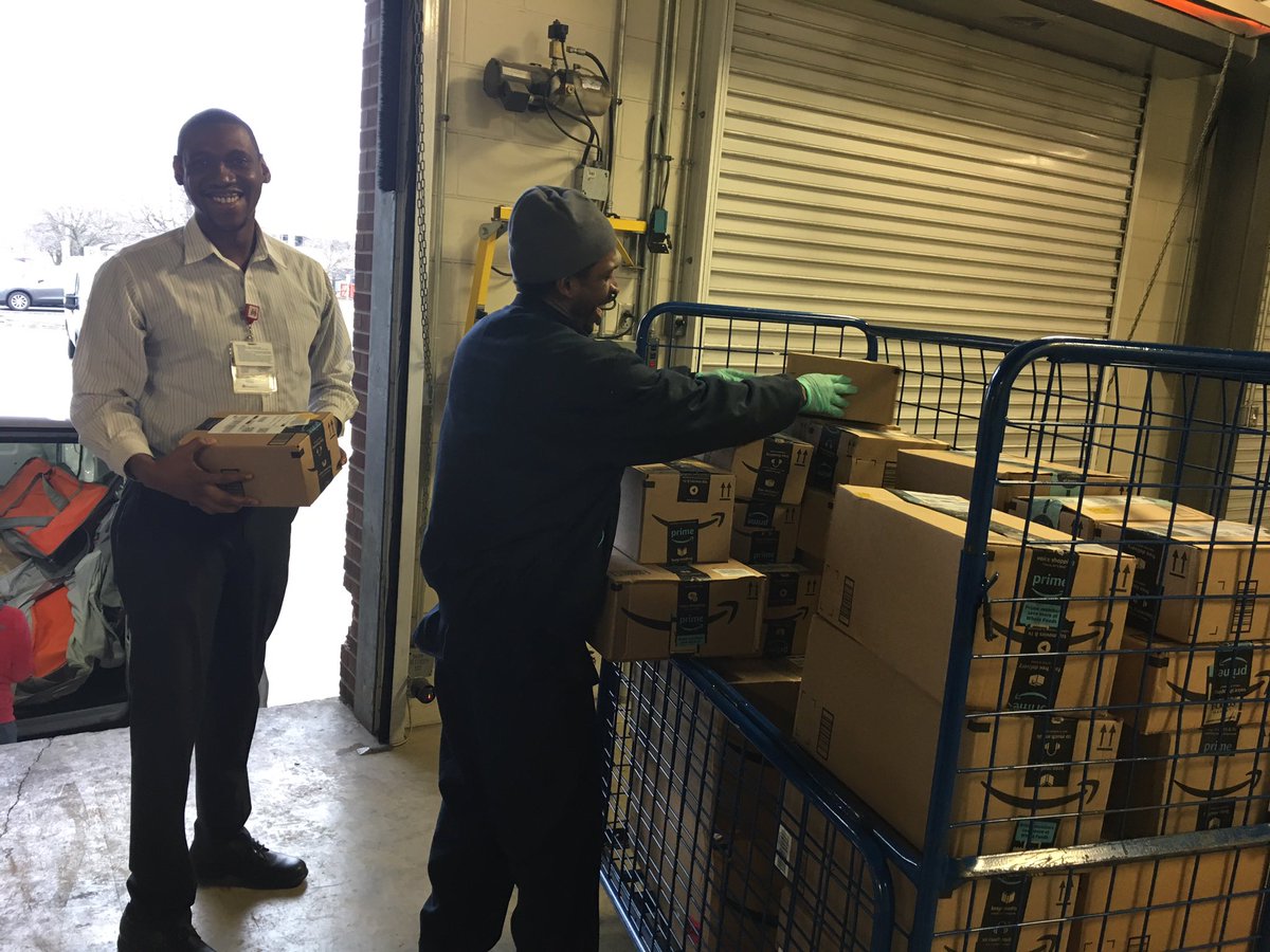 RileyCheerGuild's tweet photo. You are amazing!  We received over 80 packages today with a grand total of 317 items for babies and their families!  Willie and Mike with EVS helped us unload at the dock!  Stay tuned for a picture of stocked shelves tomorrow! @RileyChildrens https://t.co/Az4jgVoRKB