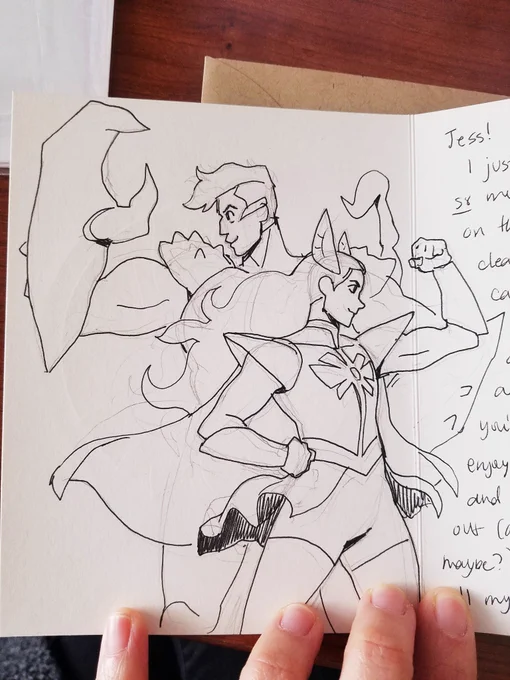 lil drawing for a friend! ?? 