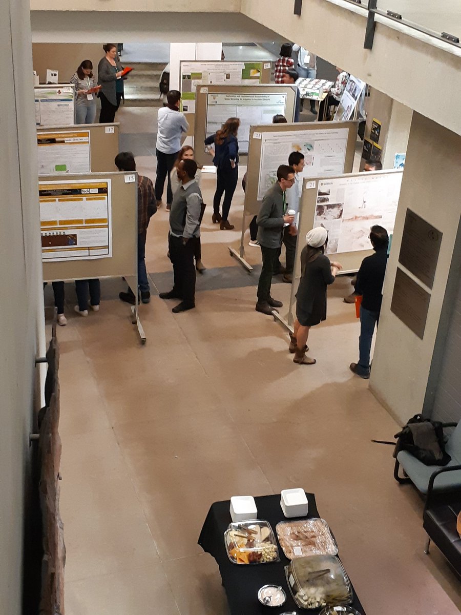 Lake_Futures's tweet image. Great poster session going on in the EIT atrium right now! Come stop by and learn more about #WorldWetlandsDay and research at @UWaterloo . @UW_Ecohydrology #basulab