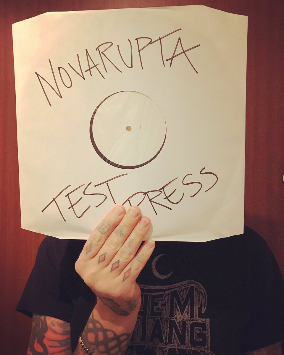 NovaruptaBand's tweet image. The ”Disillusioned Fire” test press has arrived and it sounds massive! 
#novarupta #testpress #lp #vinyl #suiciderecords #postmetal #postrock #sludge #music #newmusic #np #metal
