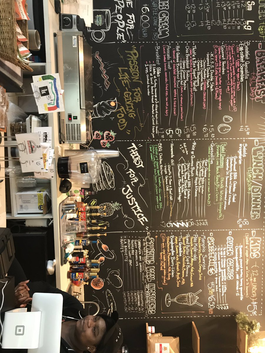 Daniel_DAISA's tweet photo. Inspire Community Cafe, founded by grads from Kaleidoscope Kitchen, delicious healthy food and smoothies, provides living wages and community partnerships. Memphis TN, #FreshLo #DAISA_Stories https://t.co/I1Nx0EvUgG