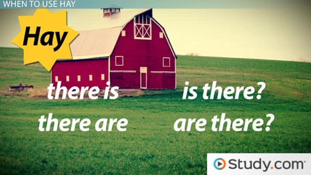 ProfePlatz's tweet photo. Spanish "hay" = there is / there are, used for both singular &amp; plural.

pronounced /ay/, like in "¡ayayay!" https://t.co/KsjbNsWhni