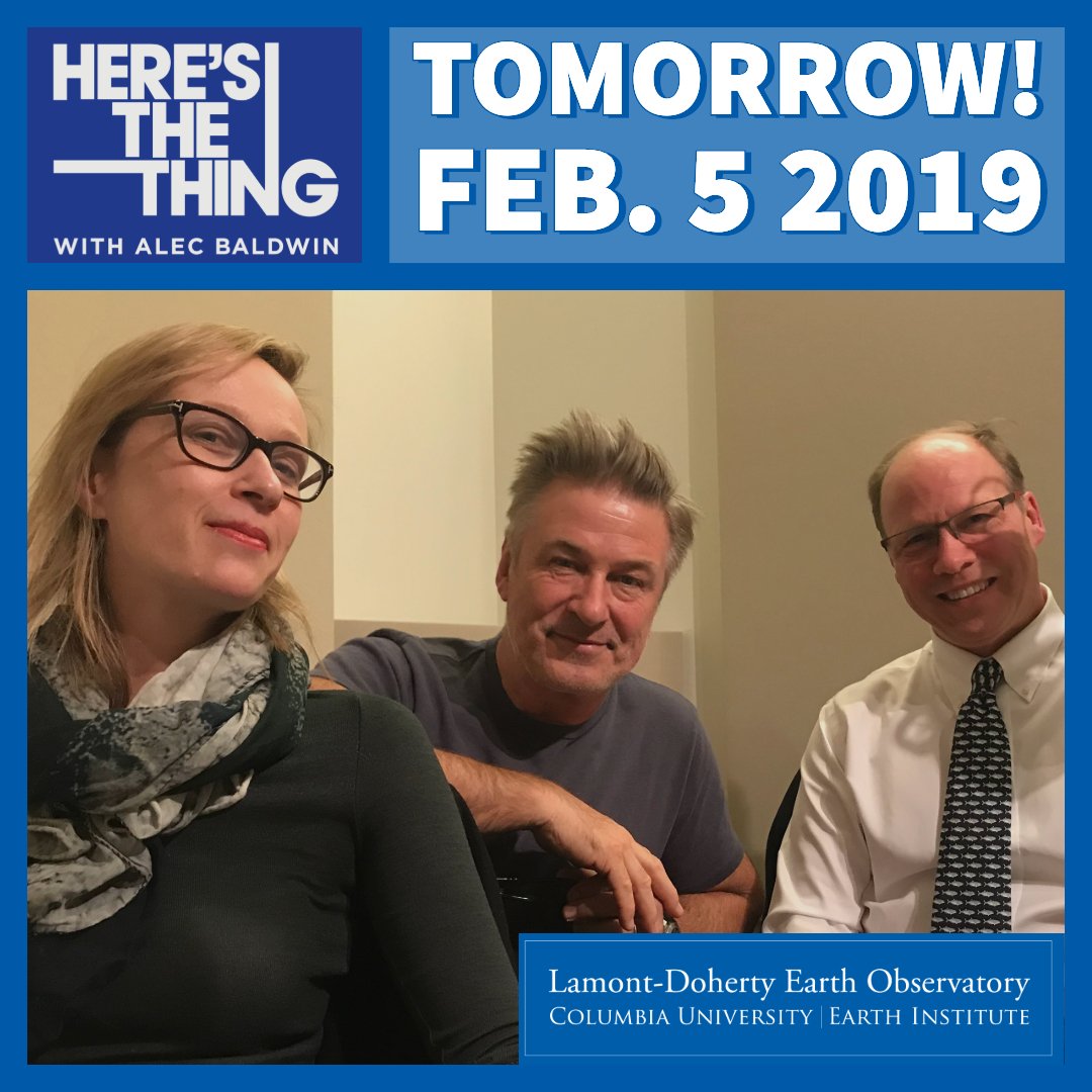 LamontEarth's tweet photo. Lamont scientist/Director of Center for Climate and Life @PdeMenocal and Columbia/NASA GISS scientist Kate Marvel @heresthething with Alec Baldwin tomorrow.

https://t.co/KqeRq0UdHZ

@Columbia @earthinstitute @Columbia @columbiajourn #alecbaldwin  #climatechange #GlobalWarming https://t.co/rfABnjtQYJ
