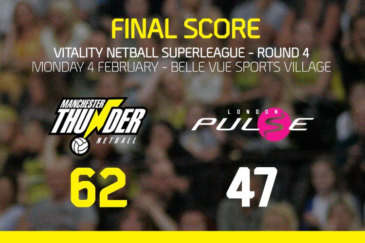 kathryn_mc3's tweet photo. Great to grind out the win tonight against a tough @Pulse_Netball side! We go again on Saturday vs Stars #thunderrolling #workerbees #VNSL2019 🖤💛🐝 https://t.co/jS3DNNNsTe