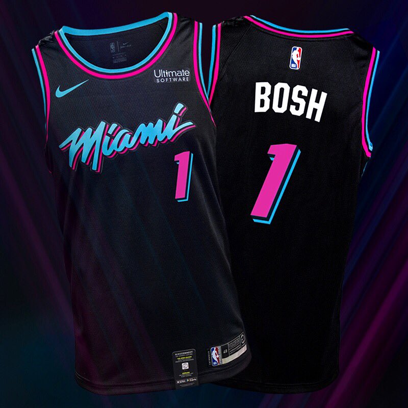black and pink heat jersey