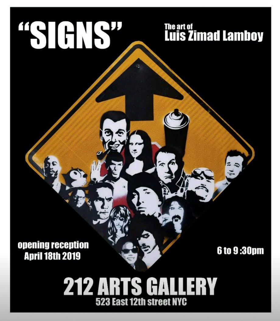 zimad65's tweet photo. #signs #show #april #art #artnyc #NYC #stencil #spraypaint https://t.co/MUfCGOh7Ox