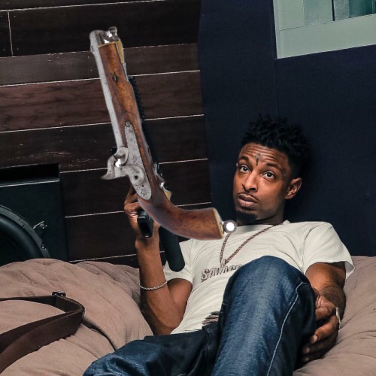 Sir Savage The 21st Chilleth With The Toolie 21savage 21savageuk 21savagememes 21savagememe