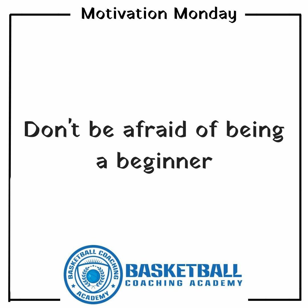 Everyone starts.

Everyone starts somewhere.

Don't ever be afraid of not being "good" or "good enough" to begin.  

It's hard to improve at something if you never begin. #MotivationMonday