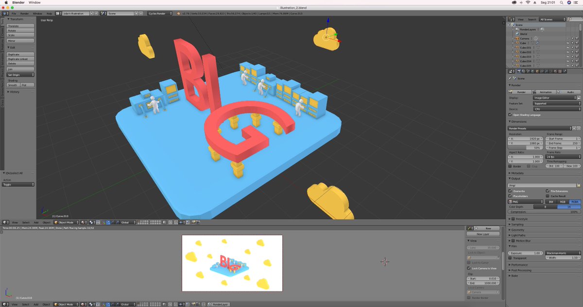 miojao_design's tweet photo. Another breakdown of my illustration sequence about Big data, what do you guys think?! #WIP 🖥️🔨
#lowpoly #lowpolyart #illustration #bigdata #editorail #b3d #blender3d #3dart #digitalart https://t.co/Xr715IOhAj