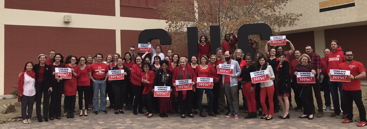 vegastheo's tweet photo. @ClarkChargers cannot be stopped by a little rain! ๐ง #FundOurSchoolsNOW #CCEAStrong #NVleg @cceanv @ClarkCountySch @GovSisolak @JasonFrierson @Thompson4AD17 @katkinson702 @MoDenisNV #TeachProgram https://t.co/zhs6DbGgRh