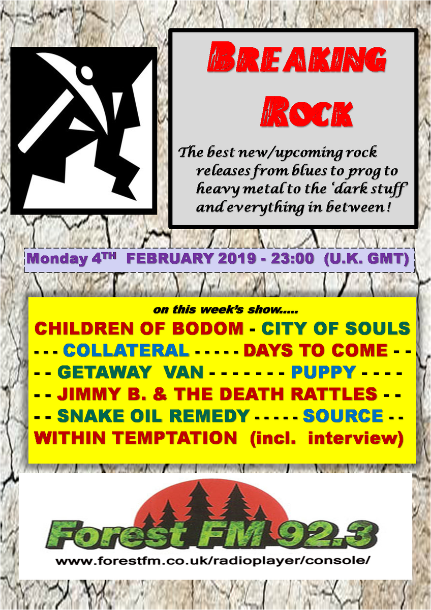 pjbreakingrock's tweet image. coming next on @pjbreakingrock @ForestFM ... @collateralrocks with new radio edit version of #MidnightQueen ... original on debut EP #4Shots out now ... stream forestfm.co.uk/radioplayer/co… #turnituplouder