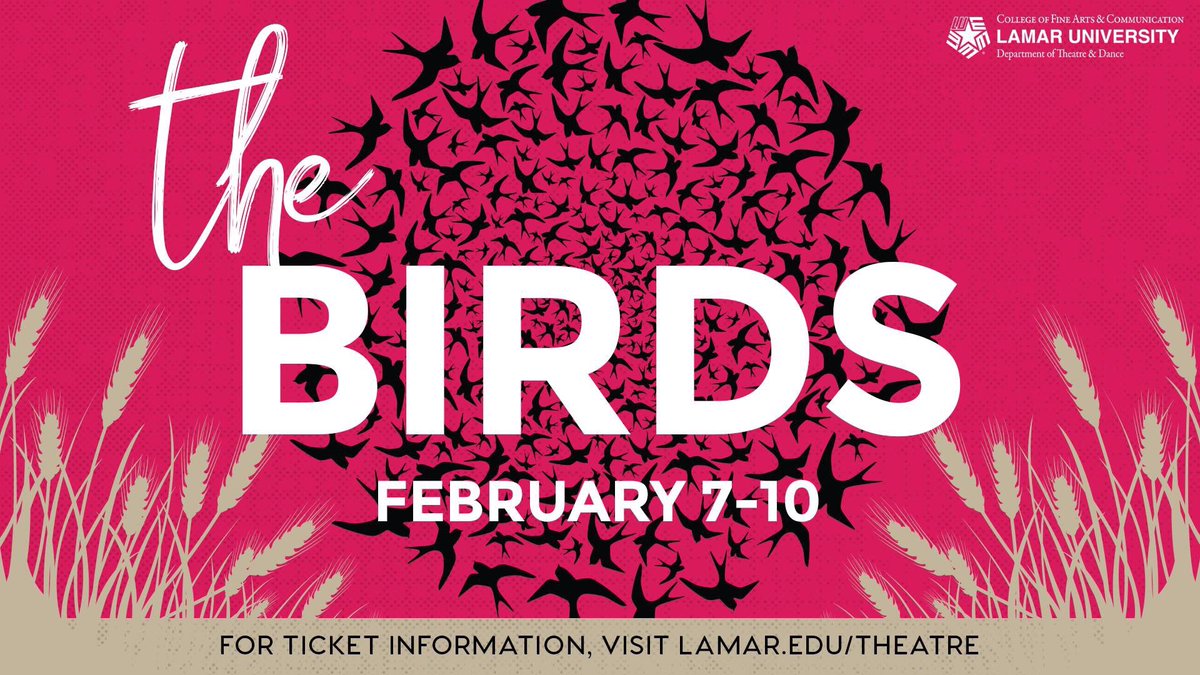 LamarUThtrDance's tweet photo. Our fourth production of the season, “The Birds”, starts this Thursday! Come out and see us! https://t.co/YFua6PAn9w