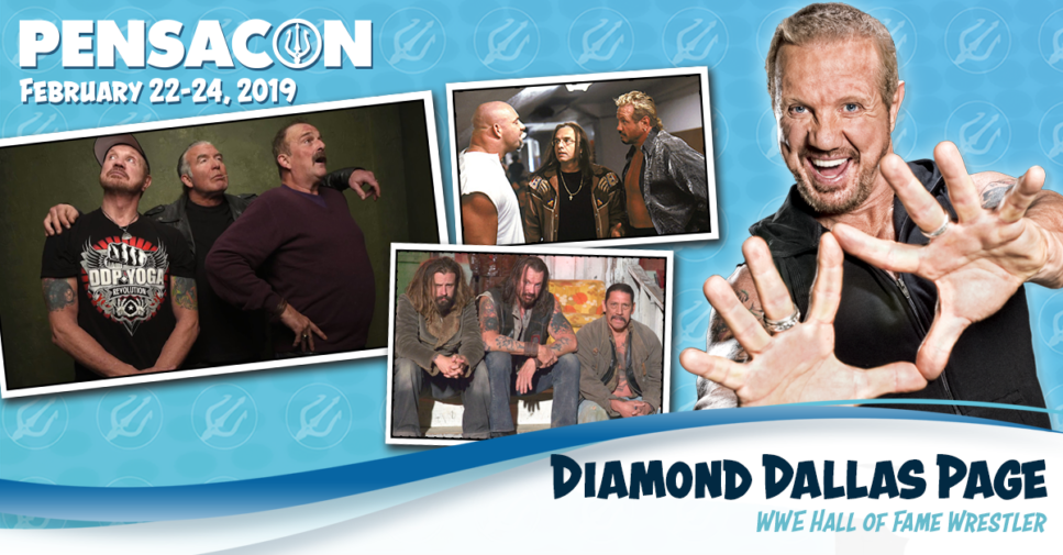 PENSACOLA, FL - Come out to @Pensacon from February 23 to 24 to meet @RealDDP and get a signed bookplate for Positively Unstoppable when you show your book! pensacon.com #Pensacon19 #MeetDDP