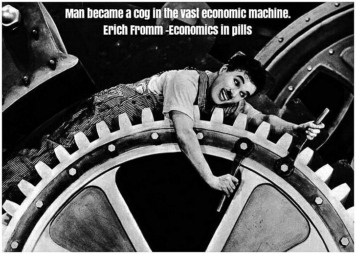 Mel_Calvaruso's tweet photo. #ekonomist #economics #economist #money #business #finance #market #people #fromm #erichfromm #man #men #cog #machine #economic #economicmachine #chaplin #charliechaplin #moderntimes #capitalism
#author #bestoftheday #book #books #bookworm #climax
#quote #quotes https://t.co/6Klc1WfkjZ