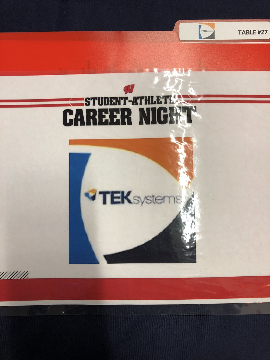 University of Wisconsin athletes! Come find us, we are hiring in our 126+ offices nationwide!!!! #TEKsystems #tekcareers